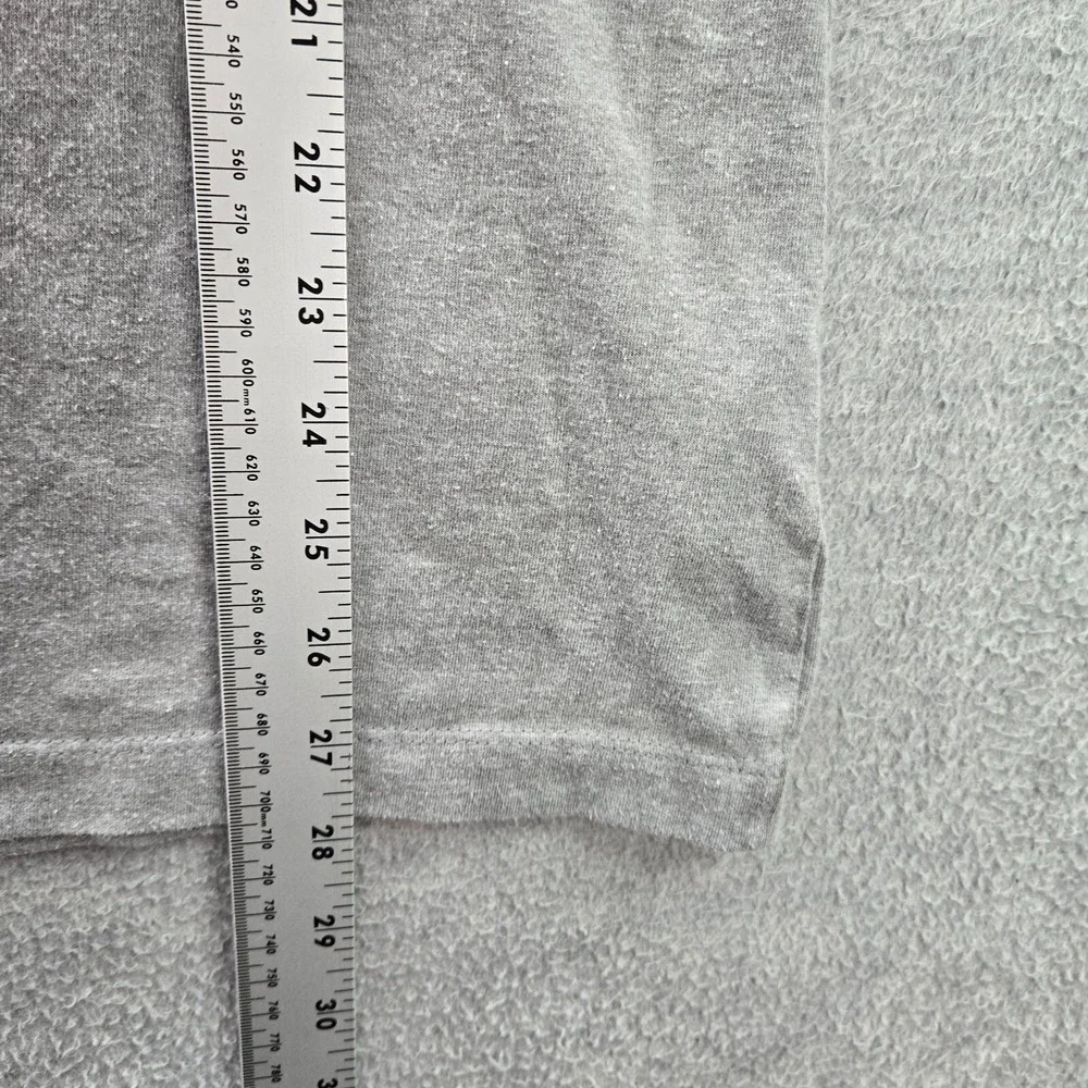 Jordan Men Shirt M Gray Logo Jumpman Graphic Short Sleeve Cotton‎